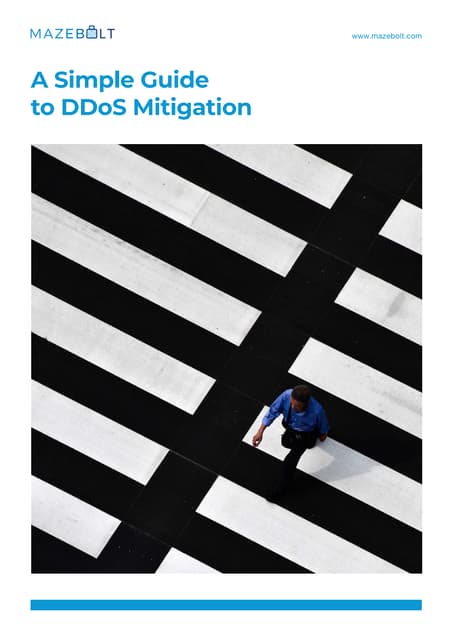 DDoS Mitigation Guide |DDoS Protection Cyber Security | MazeBolt