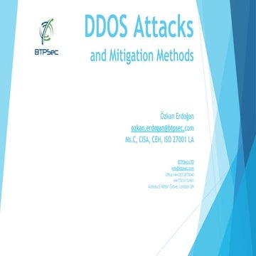 Ddos and mitigation methods.pptx