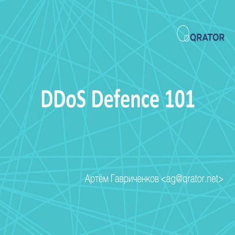 DDoS Defence 101