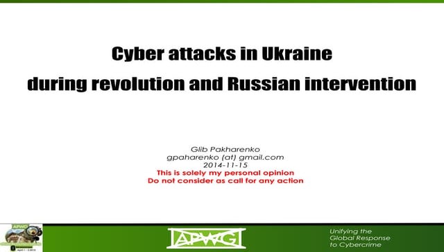 War between Russia and Ukraine in cyber space