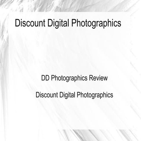 DD Photographics Review