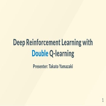 Double Q-learning Paper Reading