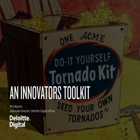 UX SA Conference 2015: Innovation Toolkit 