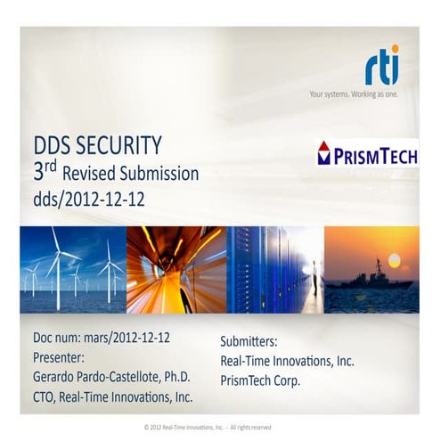 OMG DDS Security, 3rd revised submission