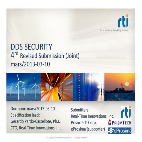 OMG DDS Security. 4th Revised Submission