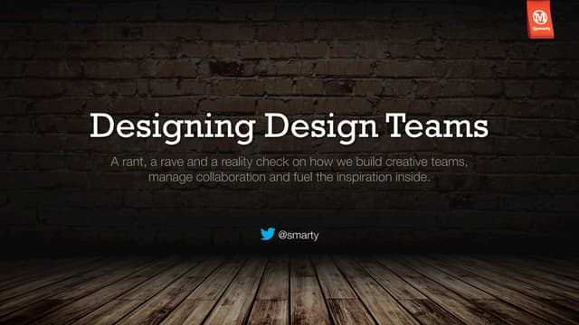 Designing Design Teams