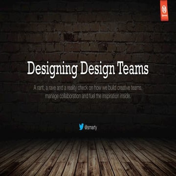 Designing Design Teams