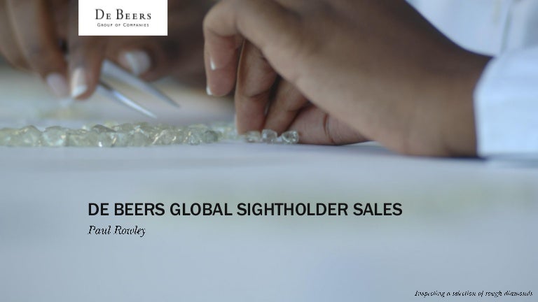 sightholders de beers group