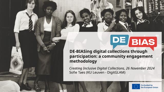 DE-BIASing digital collections through participation: a community engagement ...