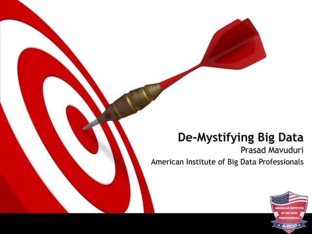 "Demystifying Big Data by AIBDP.org