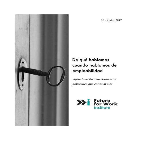 De que hablamos cuando hablamos de empleabilidad