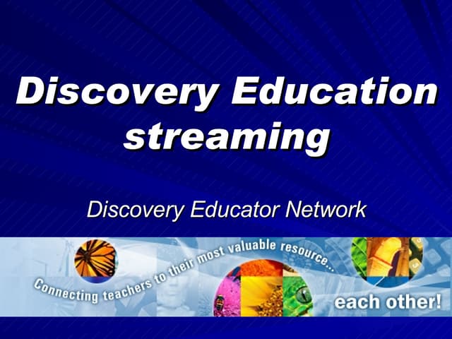 DE streaming and DEN