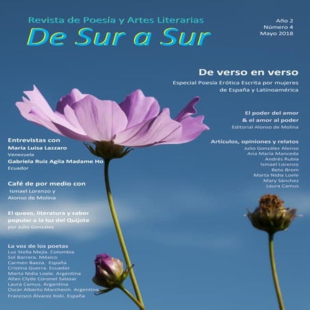 De Sur a Sur Revista de Poesía y Artes Literarias Año II- Nº 004 Mayo 2018