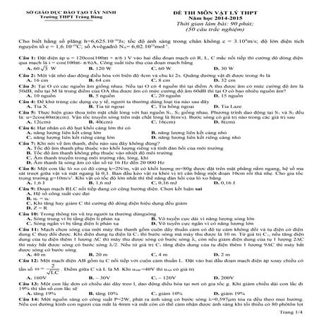 De thi-thu-thpt-quoc-gia-nam-2015-mon-vat-ly-truong-thpt-trang-bang
