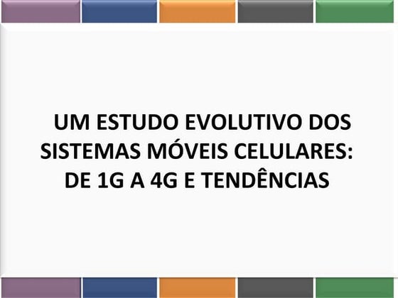 Presentation on 1G/2G/3G/4G/5G/Cellular & Wireless Technologies | PPT