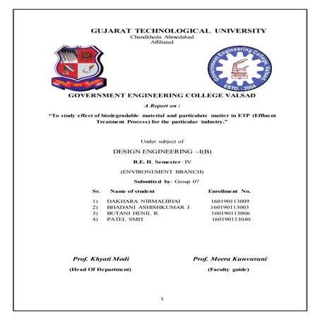 Design Engineering-2 Report