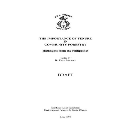 AFN community forestry brief.DOC