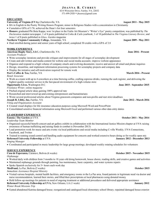 Barnes Career Counseling Resume | DOC