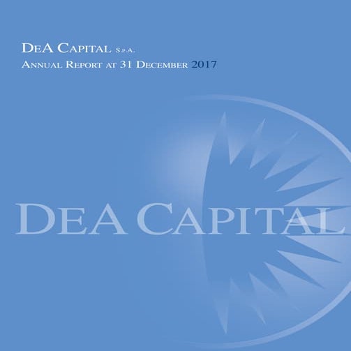 DeA Capital 2017 Annual Report