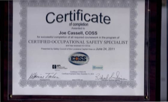 Joe's OSHA 501 | PDF