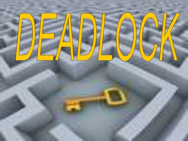 Deadlock ppt 