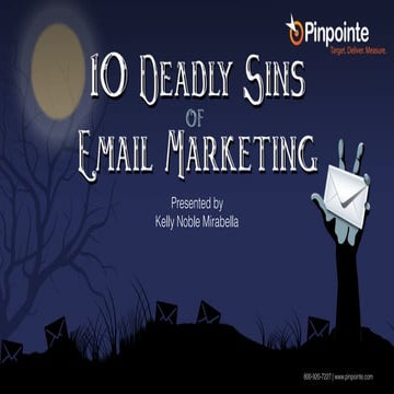 Deadly Sins of Email Marketing 2016