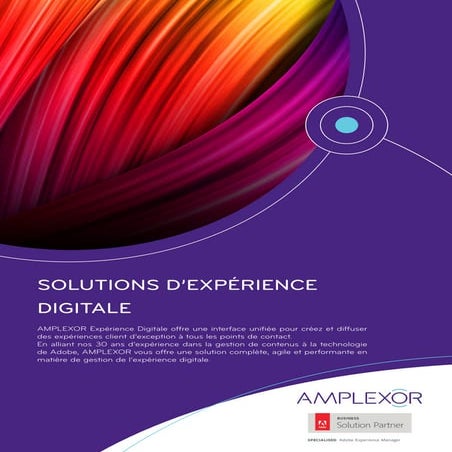 AMPLEXOR Expérience Digitale avec Adobe