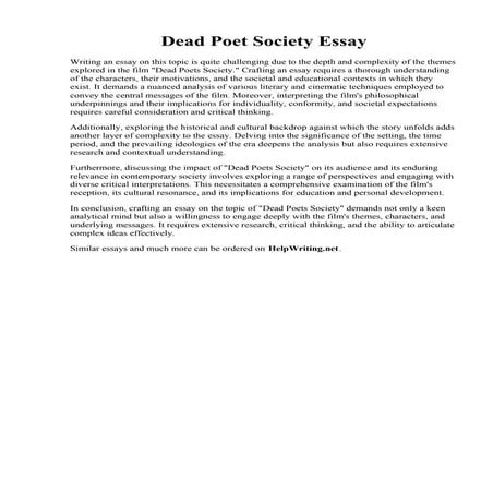 Dead Poet Society Essay.pdf