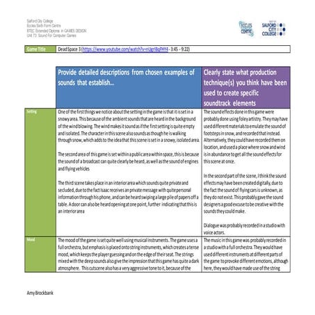 Dead space 3 cutscene analysis