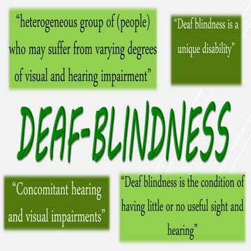 Deaf blindness
