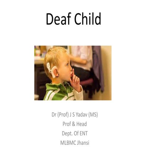 Deaf child