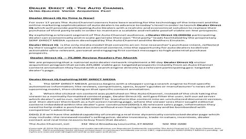 Dealer direct iq  the auto channel