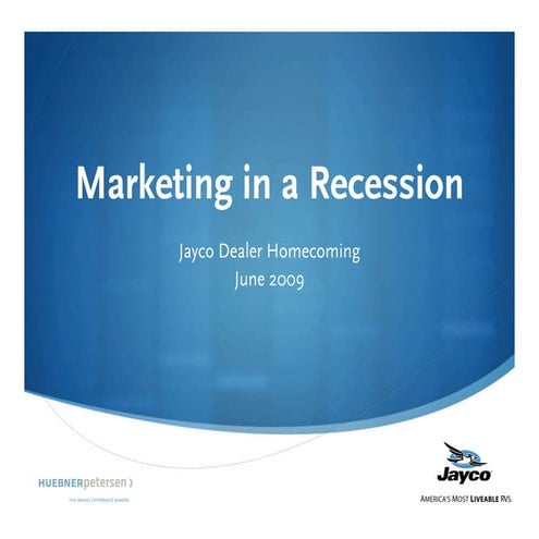 Dealerships & Marketing in a Recession