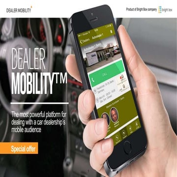 Dealer mobility: mobilу apps for car dealers