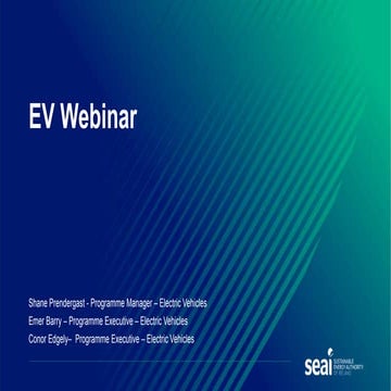 Electric Vehicle Dealer Webinar 10 November 2022