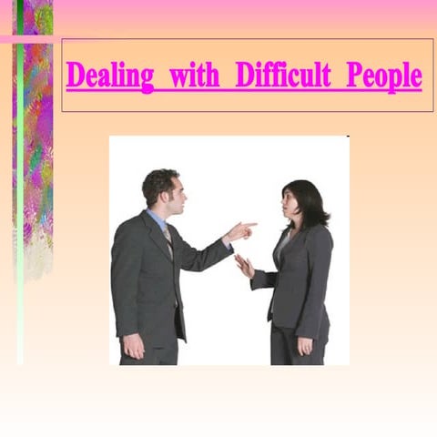 Dealing with difficult people brooke