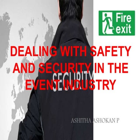Dealing with safety and security in the event industry