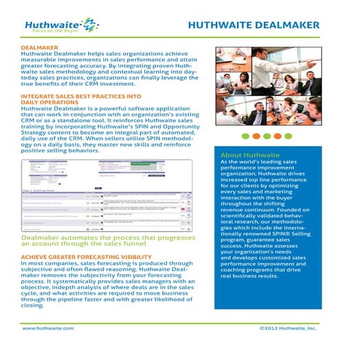 Huthwaite Dealmaker