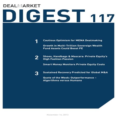 DealMarket Digest Issue117 - 14th November 2013