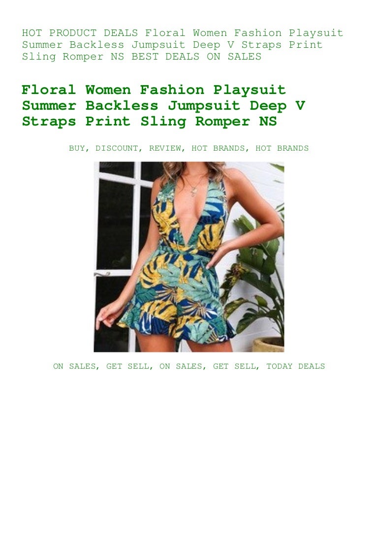 floral backless jumpsuit