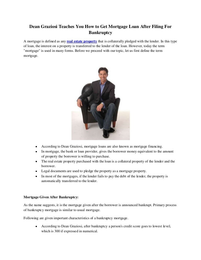 can you get a home loan after filing bankruptcy