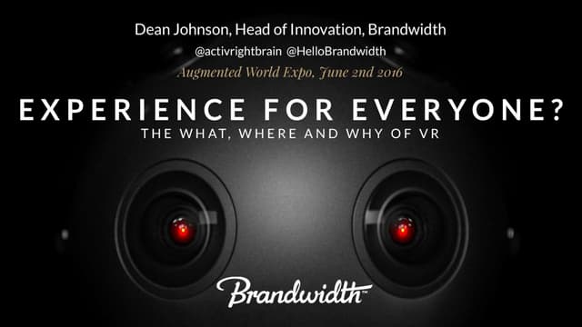 Experience for Everyone?
