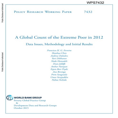 HLEG thematic workshop on Measurement of Well Being and Development in Africa, Dean Jolliffe Paper