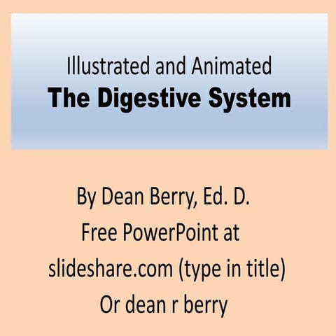 Dean r berry digestive system revised 6 6-18