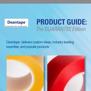 Deantape product-guide assembly-bonding-masking-and-splicing-tapes
