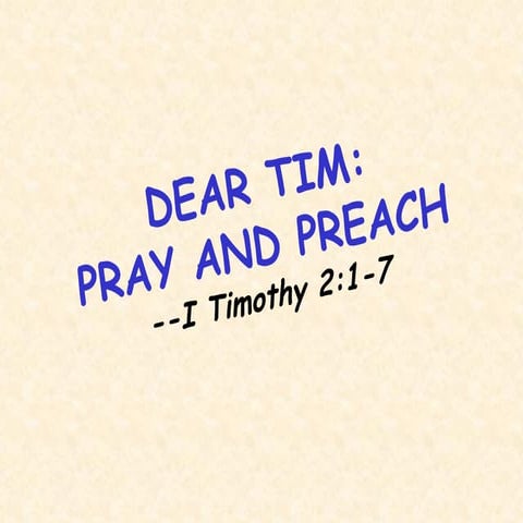 Dear tim-pray-group