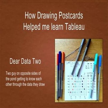 How Drawing Postcards Helped Me learn Tableau