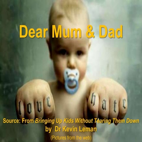 Dear mum & dad