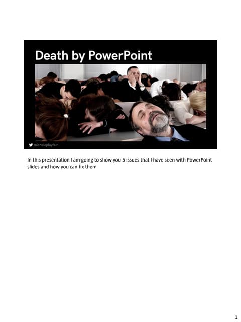 Script For Perfect Presentation | PDF