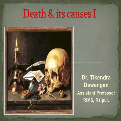 Death & its causes
